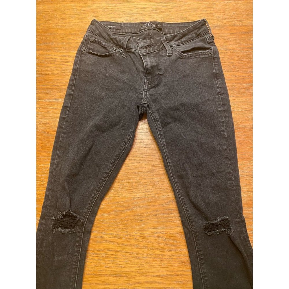 Lucky Brand Black Distressed Jeans-2